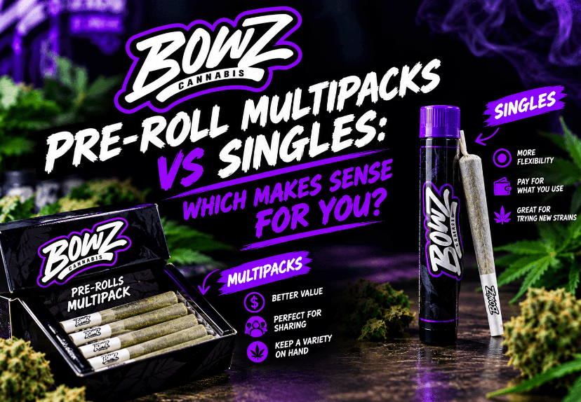 BOWS Cannabis Multipacks vs singles BOWS Cannabis Multipacks vs singles